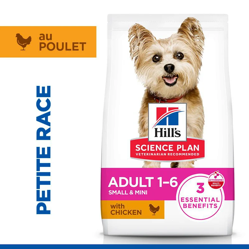 Hill's Science Plan Small & Mini Adult au poulet - croquettes chien