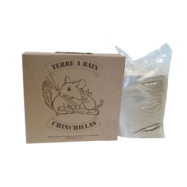 Terre à bain pour Chinchillas