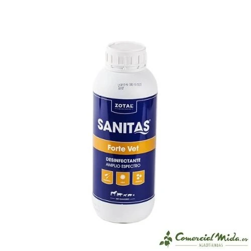 SANITAS FORTE VET ZOTAL Désinfectant Action Rapide