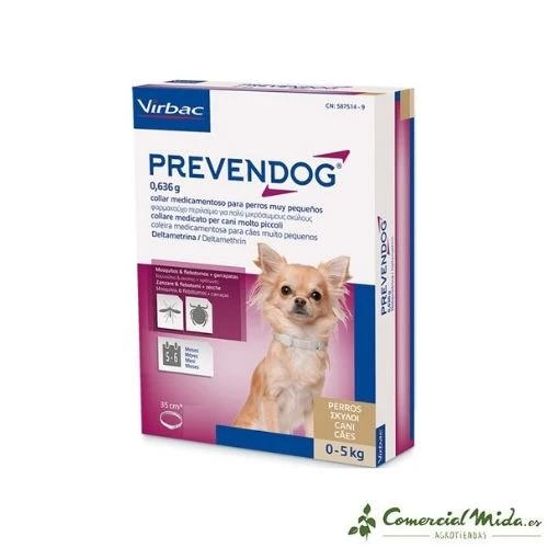 VIRBAC PREVENDOG, Collier antiparasitaire pour chien