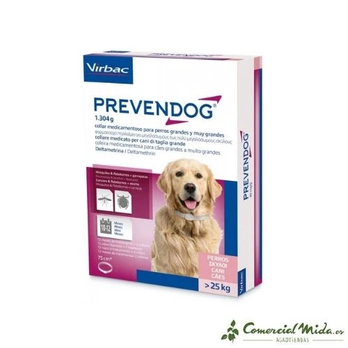 VIRBAC PREVENDOG, Collier antiparasitaire pour chien