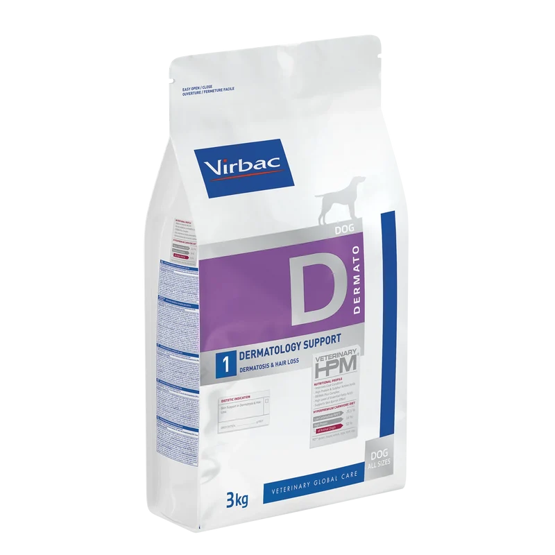 Virbac Veterinary HPM Diététique Dermatology support - croquettes chien
