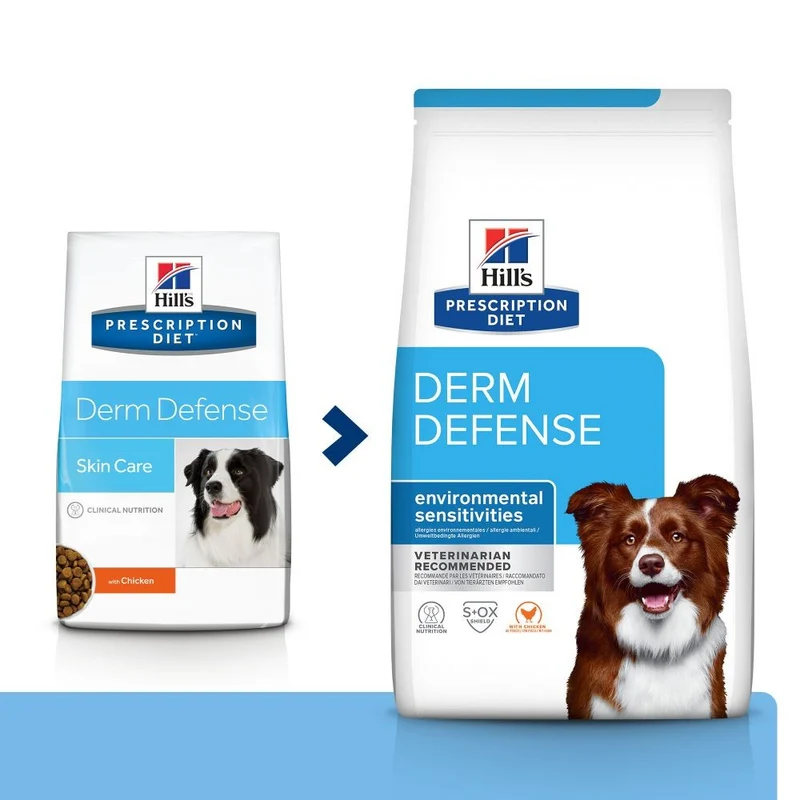 Hill's Prescription Diet Derm Defense au poulet - croquettes chien