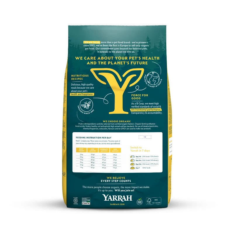 Yarrah bio - croquettes chat