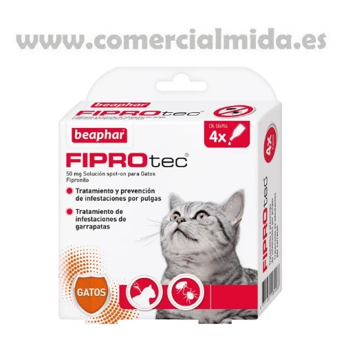 FIPROTEC Chat, pipettes antiparasitaires au Fipronil pour Chats