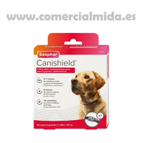 Collier antiparasitaire CANISHIELD (Puces, tiques et phlébotomes)