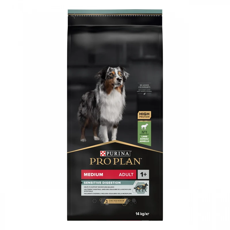 Pro Plan Sensitive Digestion Medium Adult à l'agneau - croquettes chien