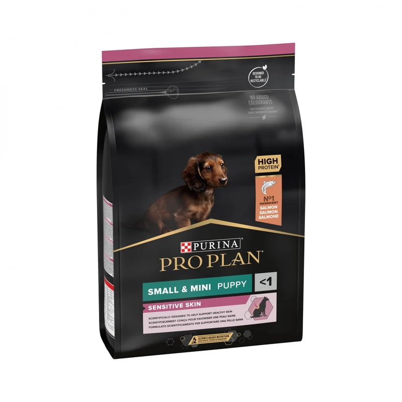 Pro Plan Sensitive Skin Small & Mini Puppy au saumon - croquettes chiot