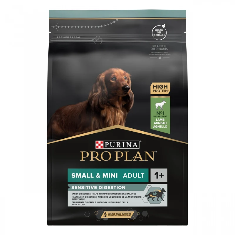 Pro Plan Sensitive Digestion Small & Mini Adult à l'agneau - croquettes chien