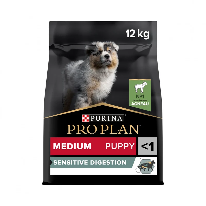 Pro Plan Sensitive Digestion Medium Puppy à l'agneau - croquettes chiot