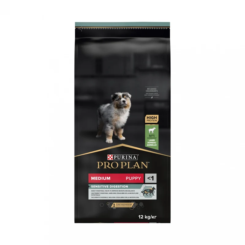 Pro Plan Sensitive Digestion Medium Puppy à l'agneau - croquettes chiot
