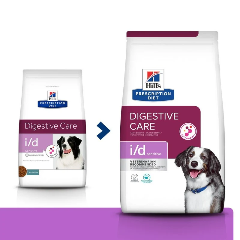 Hill's Prescription Diet i/d Digestive Care Sensitive à l'oeuf et au riz - croquettes chien