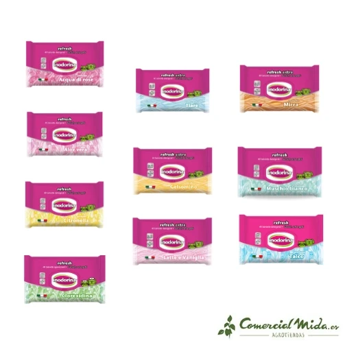 INODORINA Lingettes hygiéniques Refresh