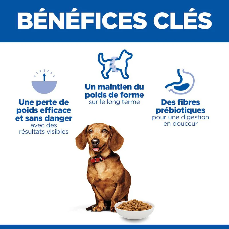 Hill's Science Plan Perfect Weight Small & Mini Adult au poulet - croquettes chien