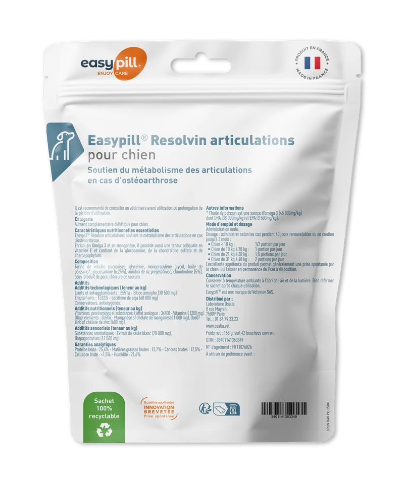 Easypill Chien Resolvin Articulations