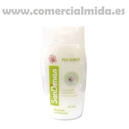 SANDIMAS shampoing adoucissant 300ml pour chiens à POIL BLANCS