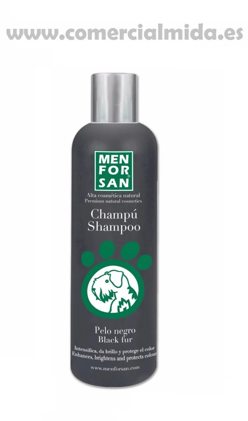 Shampooing Intensificateur de Couleur MENFORSAN (Marron, Noir ou Blanc)