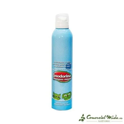 INODORINA Shampoo Mousse Sèche pour Animaux