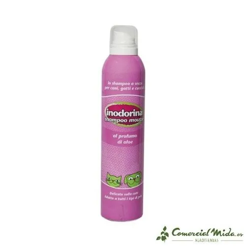 INODORINA Shampoo Mousse Sèche pour Animaux