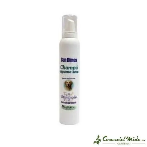 SANDIMAS shampoing mousse sèche 200ml pour chiots