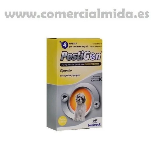 Pipettes PESTIGON chiens 2-10Kg anti puces et tiques
