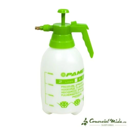 Flacon pulvérisateur PAMEX 2L avec pompe à pression/vaporisation
