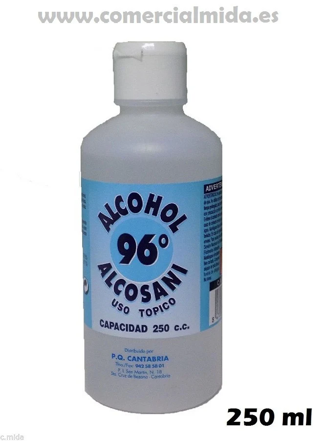 Alcool SANITAIRE 96º antiseptique pour une peau saine