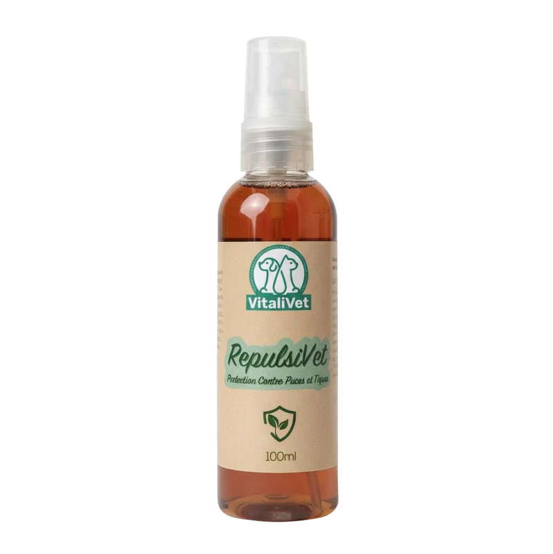 RepulsiVet – Protection naturelle contre puces et tiques - chien