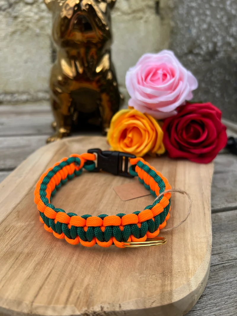 Collier COBRA en paracorde pour petits chiens, chiots & chats