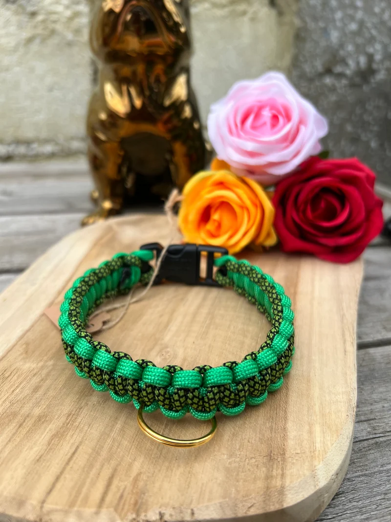 Collier COBRA en paracorde pour petits chiens, chiots & chats
