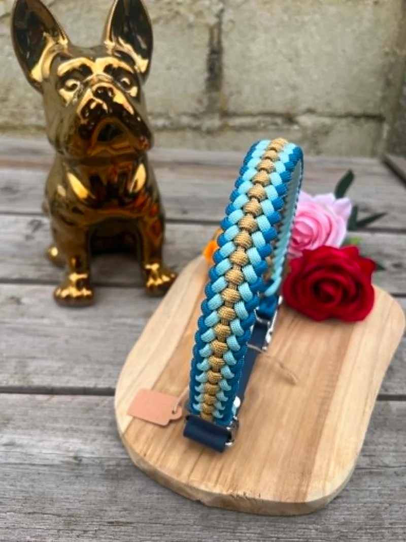 Collier Tressé en Paracorde pour Chien - SLIM