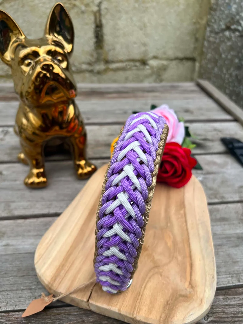 Collier Tressé en Paracorde pour Chien - STRONG