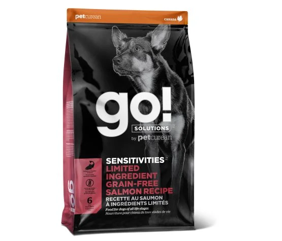 Petcurean Go! Sensitivities Lid Sans Grains Pour Chien Saumon 22 Lbs