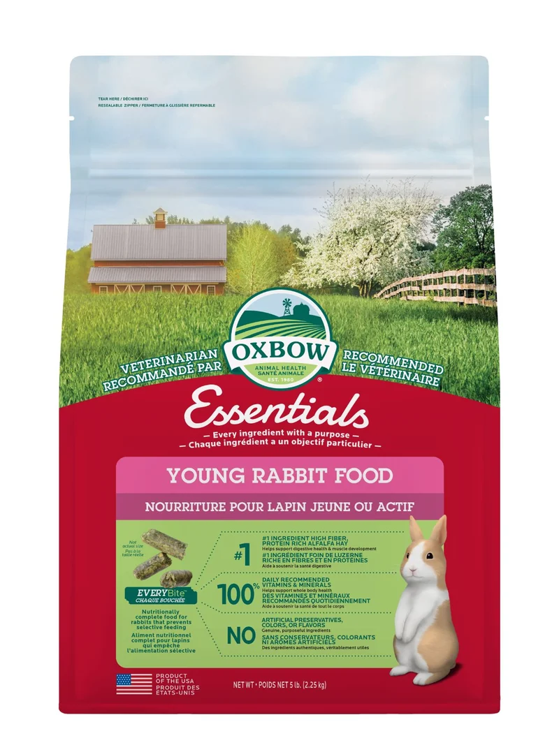Oxbow Essentials - Nourriture Pour Jeune Lapin 5 Lb