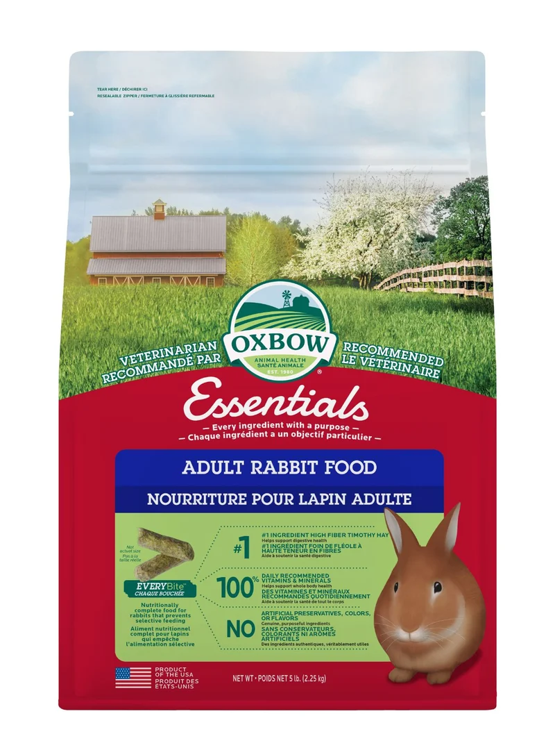Oxbow Essentials - Nourriture Pour Lapin Adulte 5 Lb
