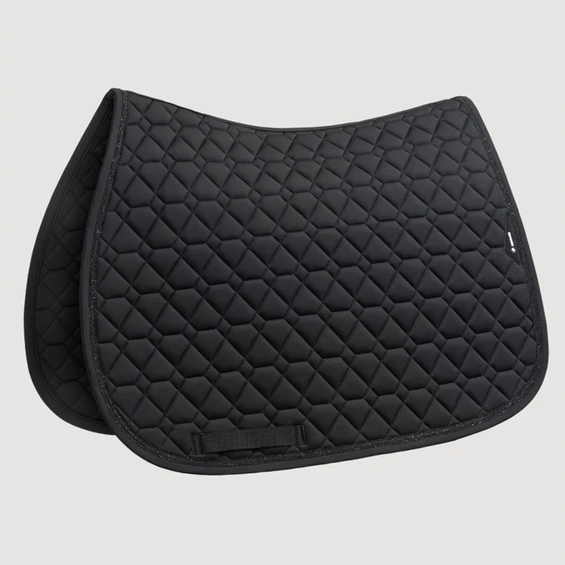 TAPIS DE SELLE EQGEMMA CRISTAUX NOIR | EQUILINE