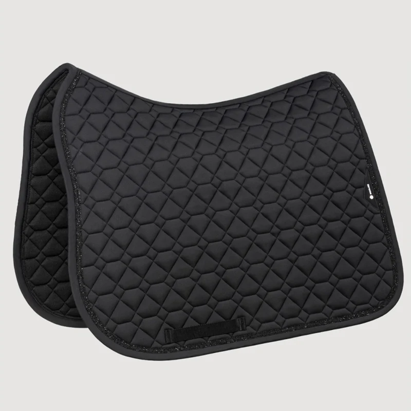 TAPIS DE SELLE EQGEMMA CRISTAUX NOIR | EQUILINE
