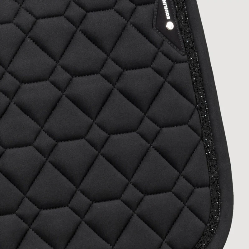TAPIS DE SELLE EQGEMMA CRISTAUX NOIR | EQUILINE