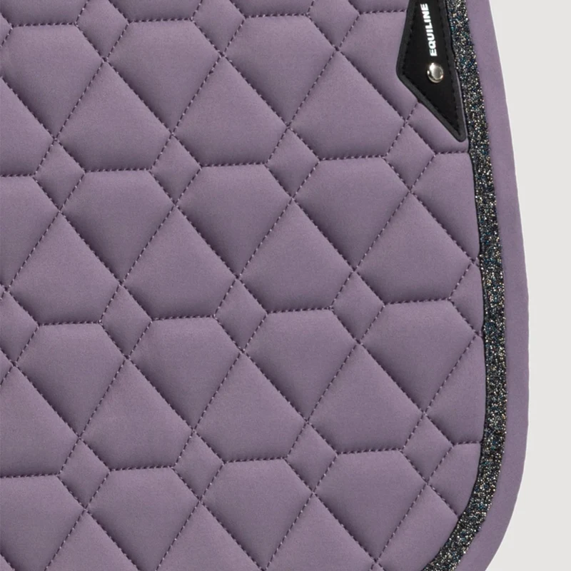 TAPIS DE SELLE EQGEMMA CRISTAUX AUBERGINE | EQUILINE