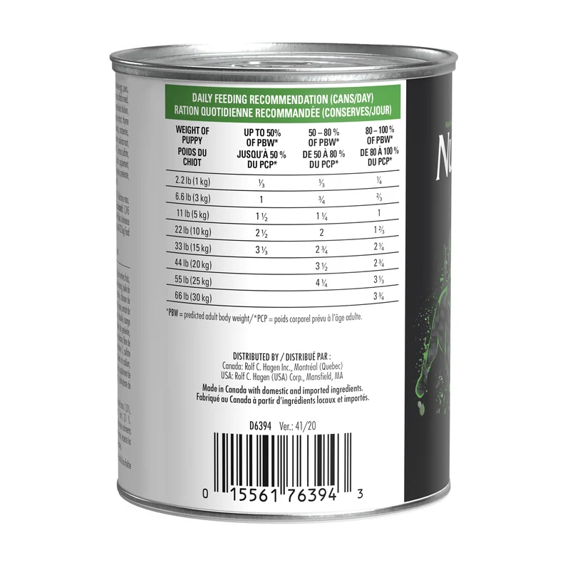 Pâté Nutrience SubZero pour chiots, Vallée du Fraser, 369 g