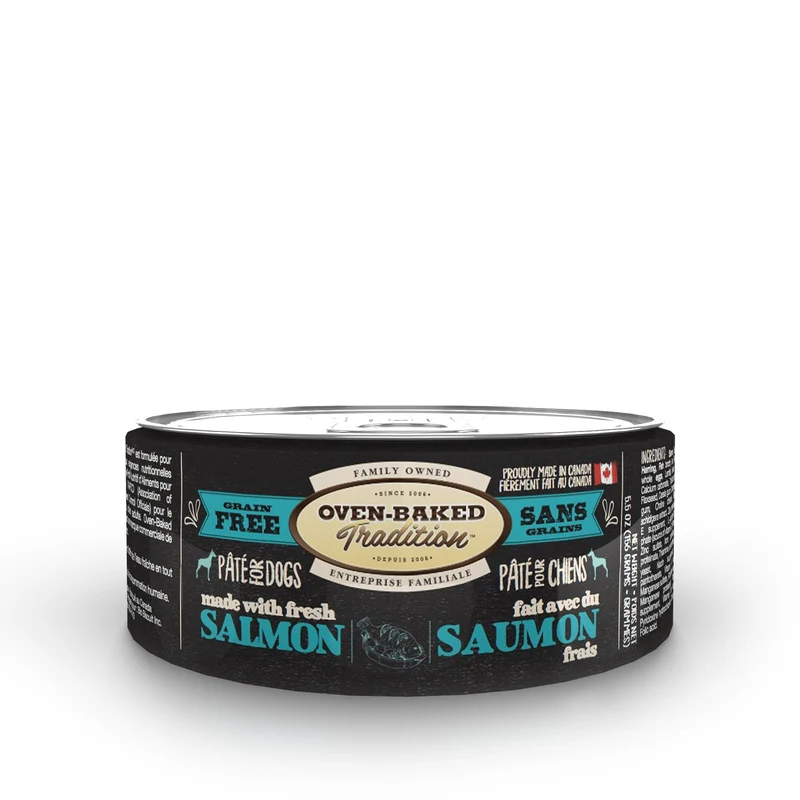 Obt Nourriture En Conserves Pour Chien, Pâté De Saumon 5.5oz