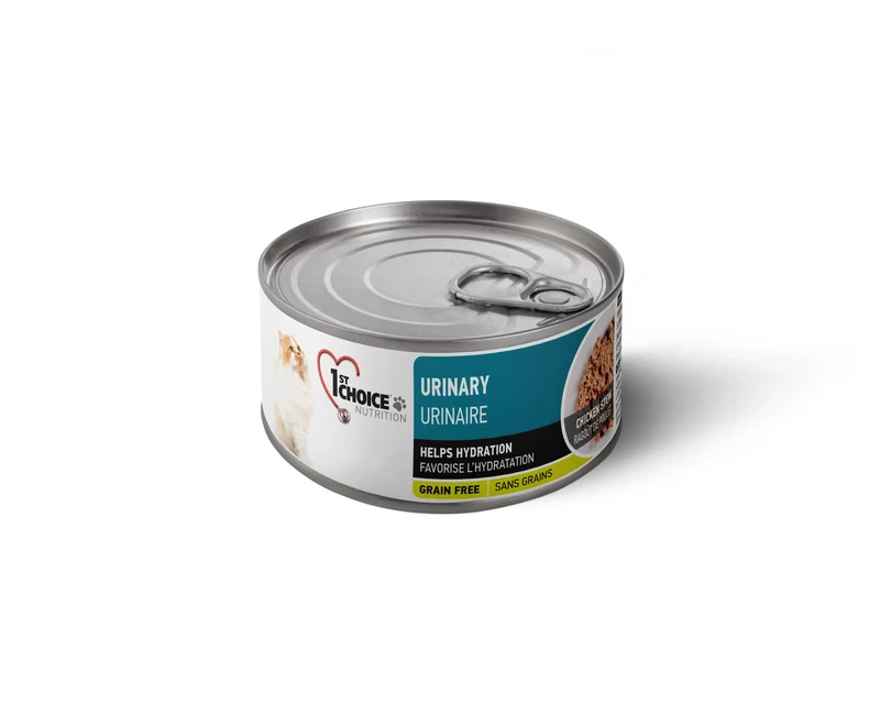 1st Choice Conserves Pour Chat, Urinaire - Ragoût De Poulet Sans Grains 156gr