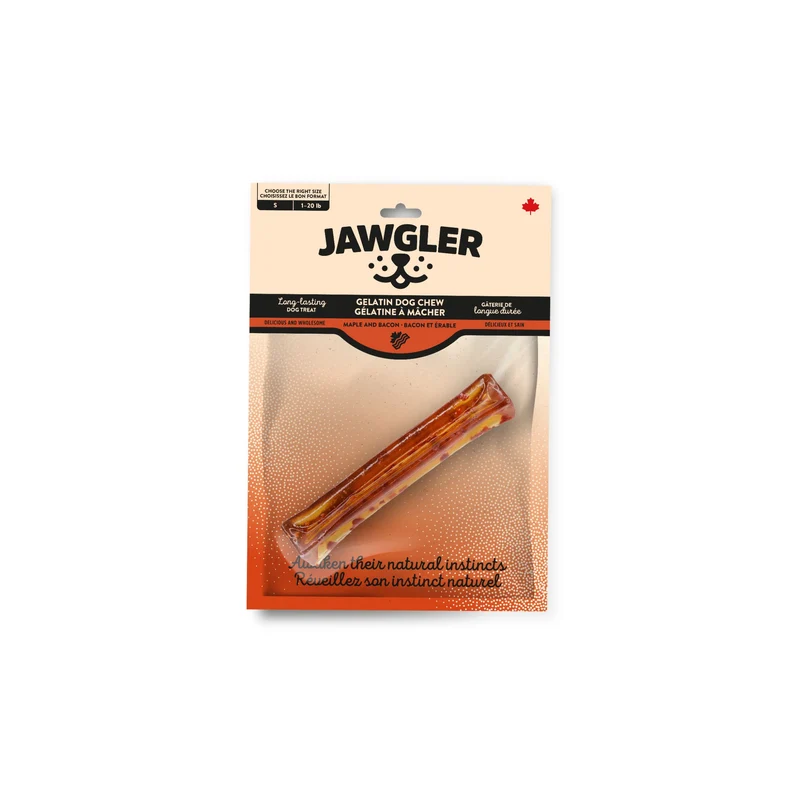Jawgler Gâterie De Gélatine à Mâcher - Bacon & érable, Moyen