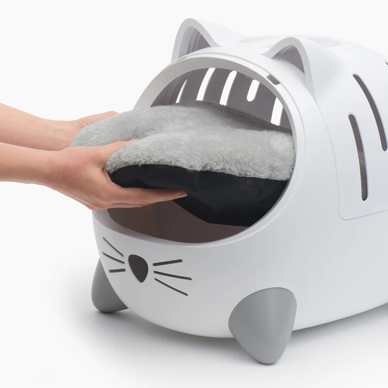 Catit PIXI Mio Lit et cage de transport 2 en 1