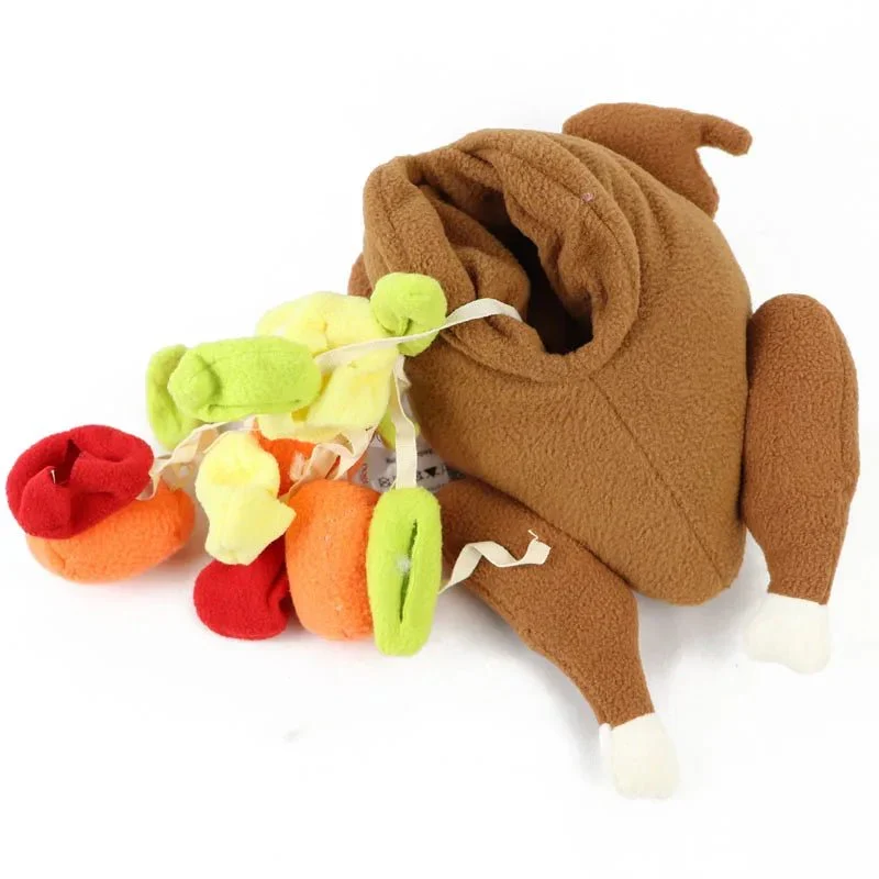 Dinde Peluche Fouille Stimulation Mentale Chien