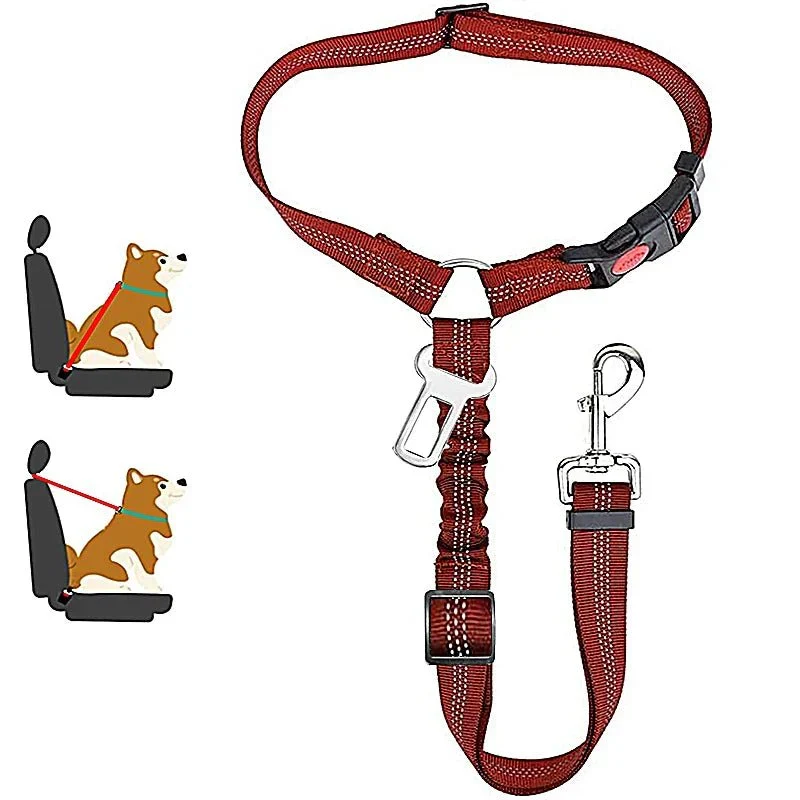 Ceinture Sécurité 3-en-1 Voiture Gros Chien