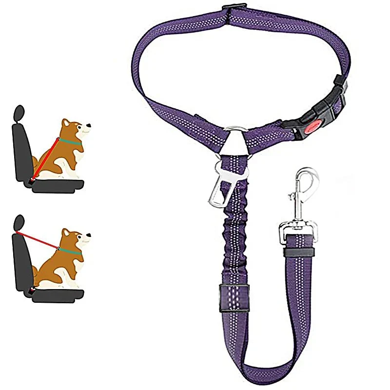 Ceinture Sécurité 3-en-1 Voiture Gros Chien