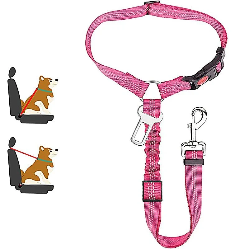 Ceinture Sécurité 3-en-1 Voiture Gros Chien