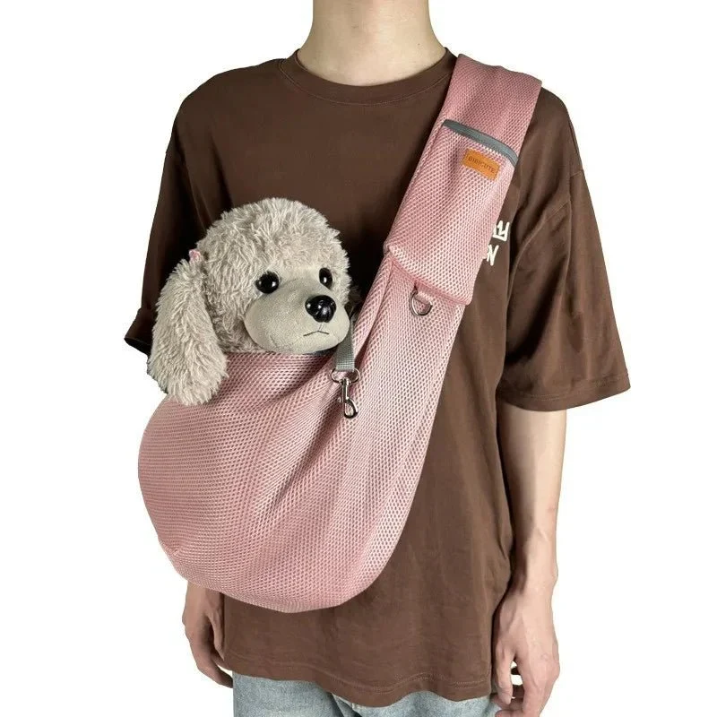 Sac Bandoulière Transport Chien 6 Couleurs