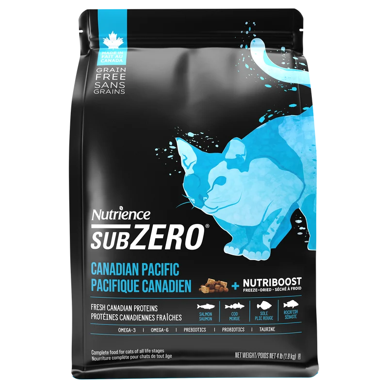 Nutrience SubZero Sans grains pour chats, Pacifique canadien